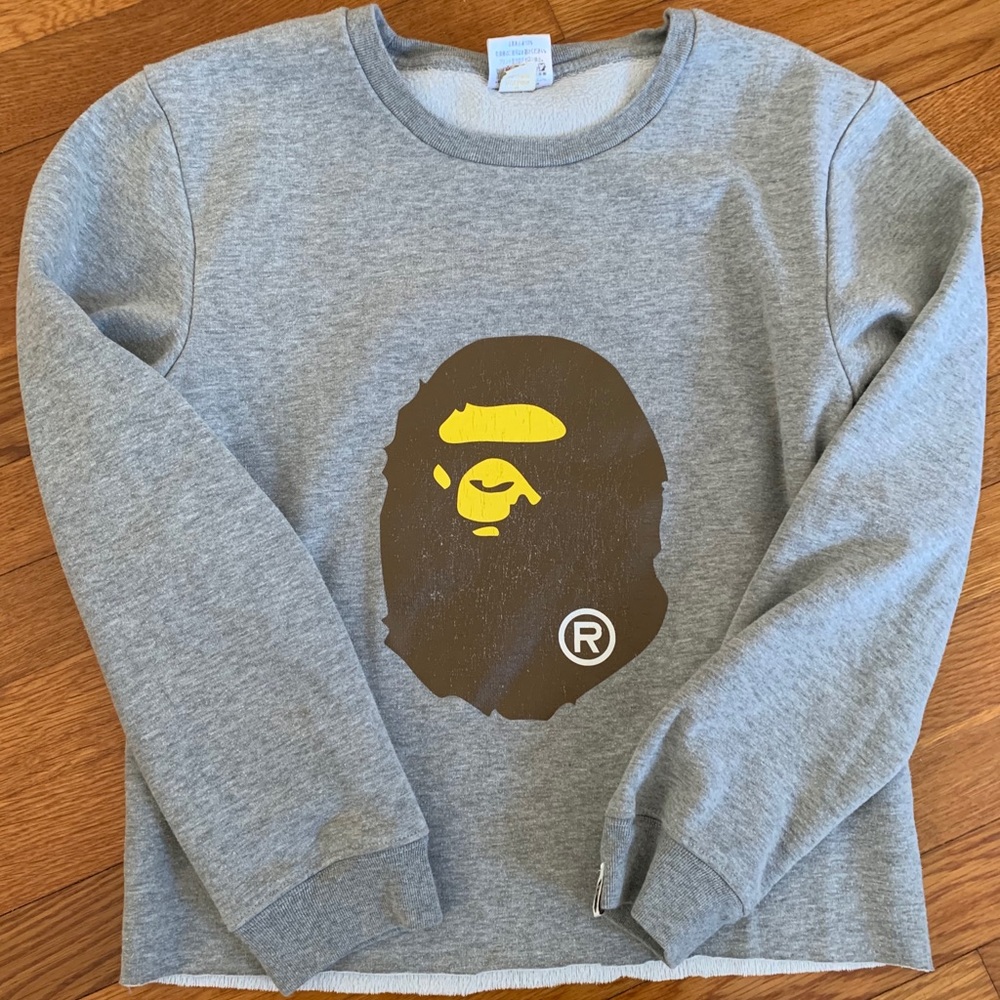 Bape sweatshirt fur inside